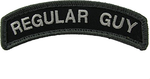 Patch Regular Guy Tab Mil Spec noir morale patch écusson tactique scratch sac