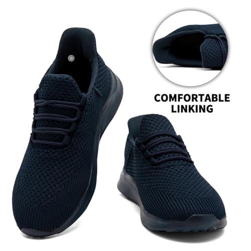 Image of DLWKIPV Mens Running Shoes Tennis Casual Walking Anti Slip Athletic Non Slip Workout Gym Sneakers Comfortable Lightweight Fashion Breathable Mesh