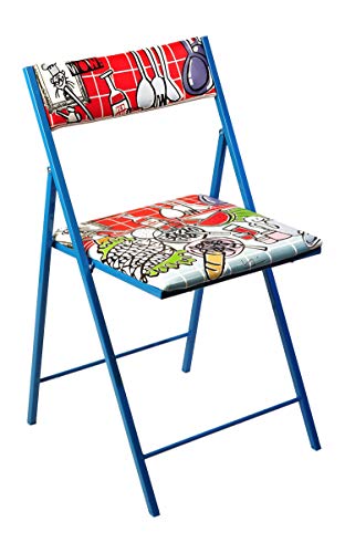 BEAT COLLECTION Silla Plegable para salón, Vinilo