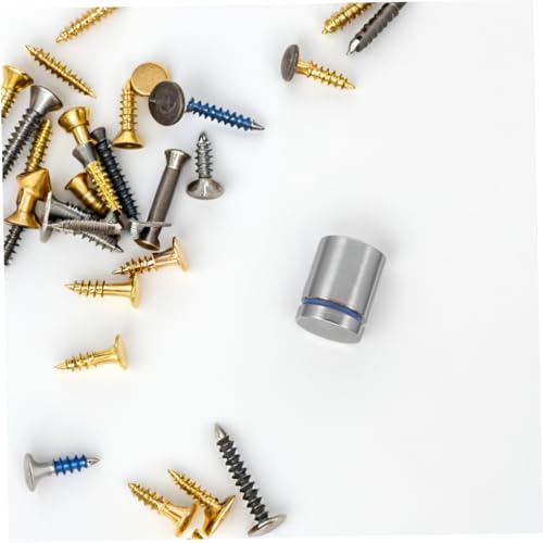 Image of GLEAVI 8pcs Screws: Wall Sign Holders Screws Mounting Glass Hardware Advertising Nail For Hanging Acrylic Picture Frame Office Shop Use