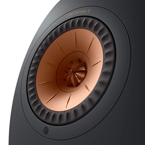 KEF LS50 Wireless II WLAN HiFi Lautsprecher System, Schwarz, Aktivlautsprecher | HDMI | Airplay 2 | Bluetooth | Spotify | Tidal