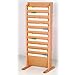 Wooden Mallet 10-Pocket Free-Standing File Holder, Legal Size, Light Oak