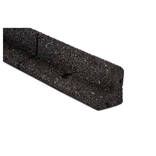EcoBorder Black Recycled Rubber 4ft Lawn Edging (6pc Box)