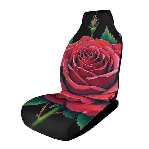 Housse de siège auto gothique rose universelle et respirante pour voiture et SUV