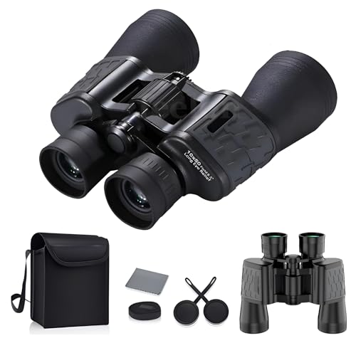 Image of Binoculars for Long Distance, 10x50 Zoom, 3000 Meter Long Range with High Powered with Clear Vision BAK4 Prism FMC Lens Easy Focus Long Range Portable (6 Months Warranty)