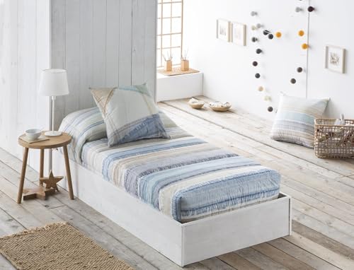 Tejidos JVR - Edredón Ajustable Duna - Disponible en Todas Las Medidas (Cama 90)