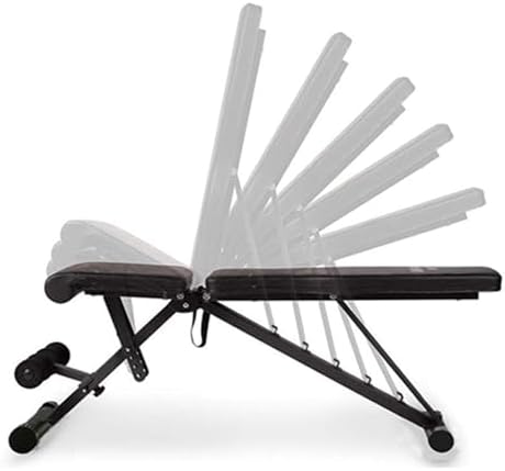Dumbbell Bench, Foldable Sit-Up Board, Multi-Functional Fitness Chair, Home Gym Equipment for Bench Press and Core Exercises