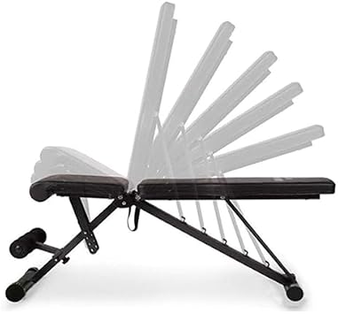 Dumbbell Bench, Foldable Sit-Up Board, Multi-Functional Fitness Chair, Home Gym Equipment for Bench Press and Core Exercises