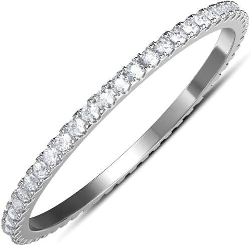 2-Pack 14K Gold Plated Stacking Rings for Oura Gen 4/Oura Gen 3, Cubic Zirconia Simulated Diamond Oura Ring Stack for Women2