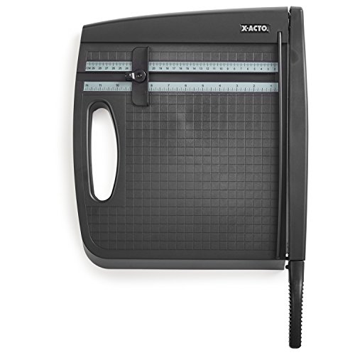 ELMERS X-Acto 12" Base Guillotine Style Plastic Paper Trimmer, 10 Sheet Capacity, Black (26232), Base Trimmer, Standard Packaging - Thumbnail 5