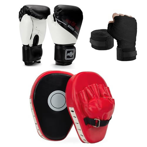 Gants de boxe enfants rembourrés et bandages de protection karaté