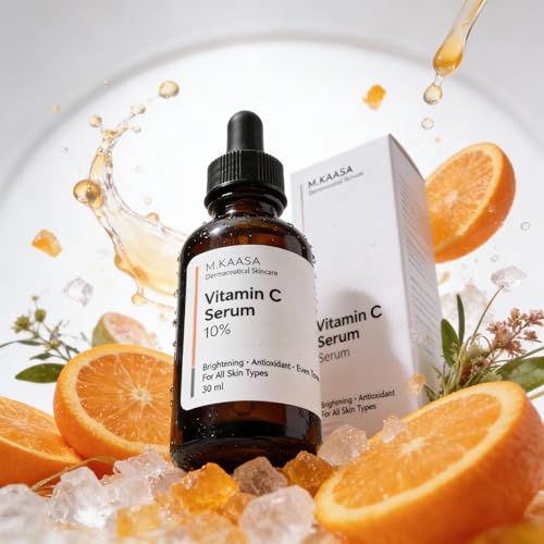 Image of 10% Vitamin C Serum For Glowing Skin 30ml, Antioxidant Brightening Skin Serum for Men and Women, Fades Dark Spots, Evens Tone and Boosts Skin Glow and Radiance 30ml (PACK OF 1) (PACK OF 01)