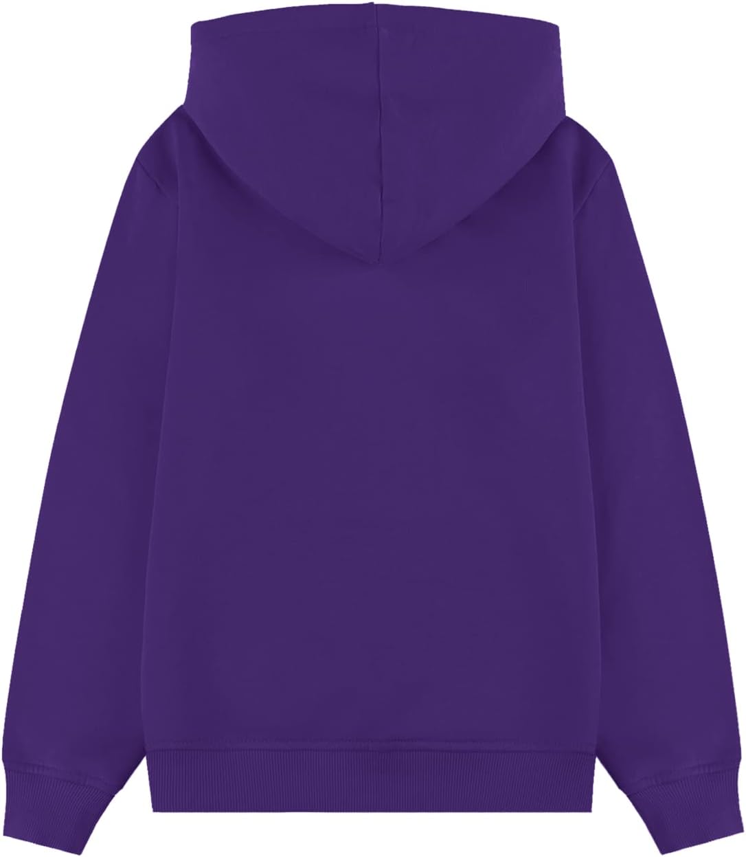 Kid Nation Kids' Soft Brushed Fleece Casual Basic Pullover Hooded Sweatshirt Hoodie for Boys or Girls 4-12 Years