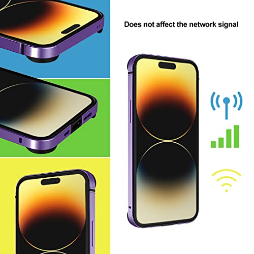 Coque iPhone 14 Pro Max métal antichoc premium fine