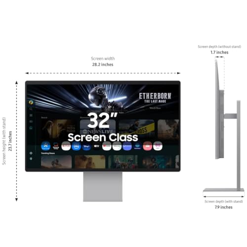 Image of Samsung 32 inch Smart Monitor M9 M90SF 4K QD-OLED 165Hz 0.03ms Bundle