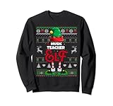 Photo Gallery the music teacher elf christmas santa hat ugly maglione di natale felpa Photo Gallery the music teacher elf christmas santa hat ugly maglione di natale felpa