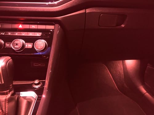 Kit iluminación interior LED SMD VW Tiguan I luces coche rojas 12 LED 6