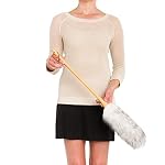 Redecker Lambswool Duster with Wooden Handle, 29.5 Inch - Image 4