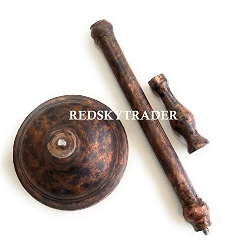 Redsky Trader Garden Sundials Pedestal Display Stand Indoor Outdoor Round Sundial Stand For Any Size 8 Or 10 Inches (Design 2) #TOP2