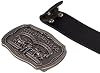 Cinturón de cuero para hombre Levi’s con hebilla de placa removible, estilo vaquero para uso diario 6