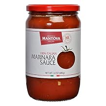 Mantova Mantova Italian Marinara Sauce 24 ounce Pack of 2, 100% Italian Tomatoes, Great Taste,, 2 Count