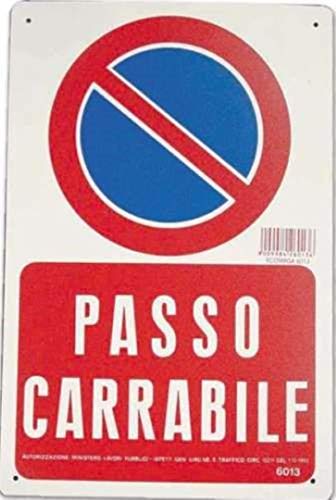  Cartelli di Sicurezza in Alluminio \'Estintore Carrellato\' 23x30 cm