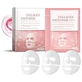【Feuchtigkeitsspendend und beruhigend】Neben der Kollagenversorgung versorgt die kollagen maske Ihre Haut tiefenwirksam mit Feuchtigkeit, die für langanhaltende Hydratation sorgt. Versorgt die Haut wirksam mit Feuchtigkeit und dringt tief in die Haut ein, um einen gesunden, hydratisierten Teint zu schaffen. Ideal für die tägliche Pflege, sorgt sie für ein erfrischtes Hautgefühl.