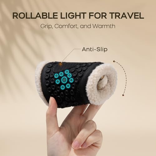 Image of Tanamo House Slippers for Women Men Indoor Barefoot Slippers Socks Slip on House Shoes Cozy Comfy Slippers for Home Bedroom Travel Yoga