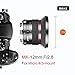 Meike 12mm f/2.8 Ultra Wide Angle Manual Fixed Lens with Removeable Hood for MFT Micro Four Thirds Compatible with Panasonic/Olympus Mirrorless Camera GH4 GH5 GH6 OM-1