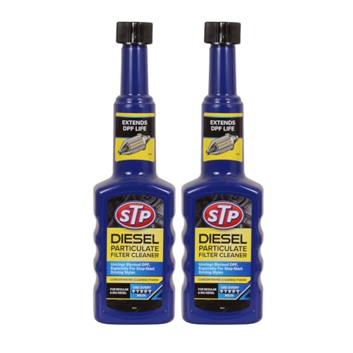 Image of STP Diesel Particulate Filter Cleaner - Unclogs Blocked DPF, expecially for Stop-Start Driving Styles : 200ml - Pack of 2