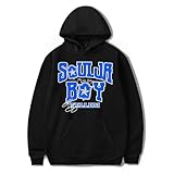 AEGRXRHR Soulja Boy Tellem Signed Costume Merch Hoodies Man/Woman Sweatshirts Printed Casual Clothes (Black,4XL)