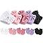 5 Baby Bow Hats + 5 Pairs Mittens (Set 07)
