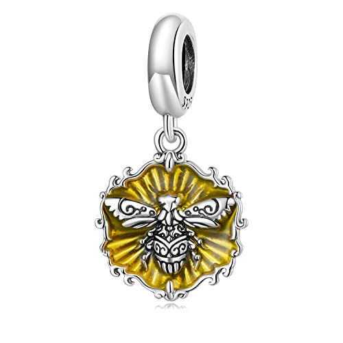Pendentifs abeille en argent 925 de haute qualité pour la création de colliers raffinés
