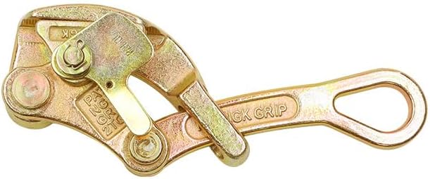 Cable Grip Steel Wire Puller Heavy-Duty Wire and Barbed Wire Fence Tensioner Tool for Easy Cable Stretching and Tensioning (2t/4409lb)
