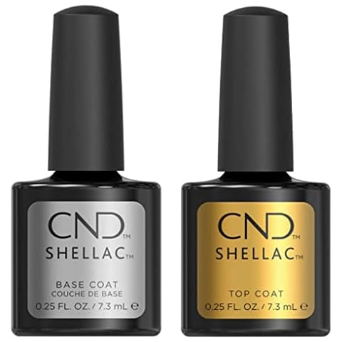 CND Shellac Power Polish Gel Base and Top Coat Cover
