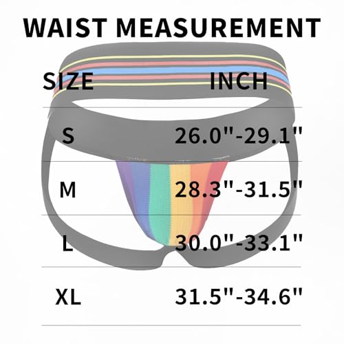 Cotton Mens Sexy Thong, Athletic Supporter Wide Band Breathable G-String Briefs Underwear for Sports or Bikini4