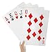 Belle Vous Carte da Gioco Giganti Rivestite in Plastica - Carte da Gioco Grandi L37 x L26 cm- Carte Giganti per Tutte le Età - Carte Poker, Carte da Scala 40 o Carte da Burraco per Giochi in Famiglia