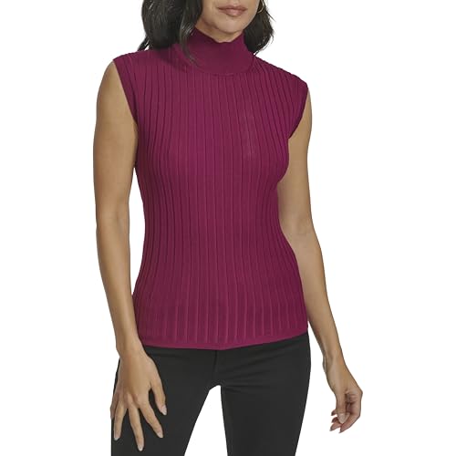 Calvin Klein Women's Sleeveless Ribbed Sweater2