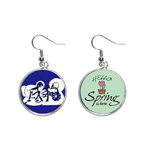 Pendientes de perro animal china zodiac colgante decorativo