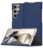 【araree】 Galaxy S24 Ultra 対応 ケース 手帳型 薄型 軽量 PU レザー スマホケース カード 収納 スタンド 機能 [ Samsung GalaxyS24 Ultra サムスン ギャラクシー S24 ウルトラ 対応 ] Bonnet Stand アッシュブルー