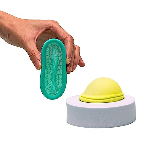 Mascoto® Disque menstruel de nouvelle génération, coupe plate, silicone de qualité médicale, réutilisable, pétale mince et ultra confortable, tampon et tampon alternatif avec pochette de voyage (lot