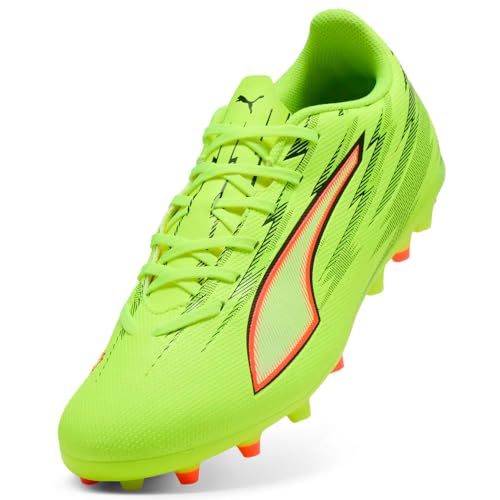 PUMA Unisex Ultra 6 Play MG Fußballschuh, Yellow Alert Black-Glowing Red-Lime Squeeze, 45 EU… – Ansicht 6