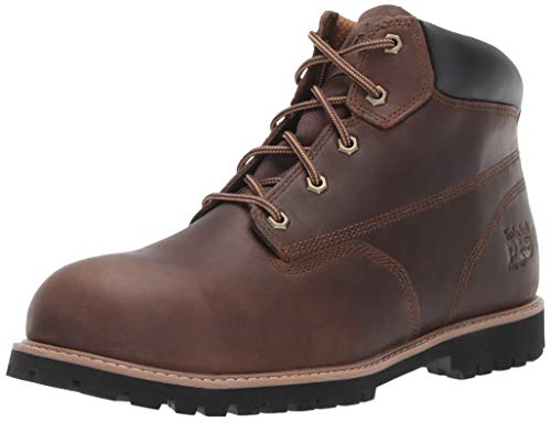 Timberland PRO Men s Gritstone 6 Inch Steel Safety Toe Industrial Work Boot, Brown, 10.5