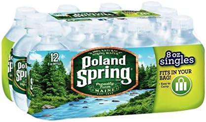Poland Spring Half Pint Natural Spring Water 12 pk - 27.6 Pounds