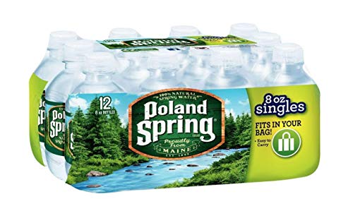 Image of Poland Spring Half Pint Natural Spring Water 12 pk - 27.6 Pounds