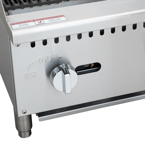 Koolmore KM-GCB2-24M 24 Inch Commercial 2-Burner Natural Gas Charbroiler thumb #3