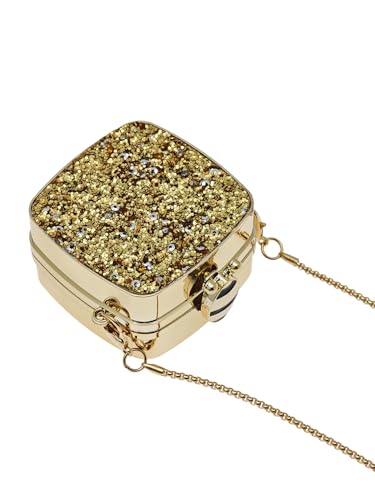 Women's Mini Acrylic Box Crossbody Bag Shiny Chain Strap Sparkling Handbag Wedding Evening Party Clutch Purses4