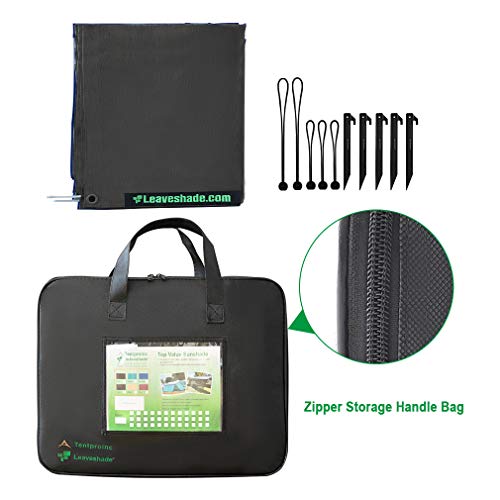 Tentproinc RV Awning Sunshade Screen 10' X 20' 3'' (Fit for 21' Awning) Mesh Sun Shade UV Block Front Glare Motorhome Camping Trailer Awning Shadescreen Sunscreen - 3 Year Warranty (Black)