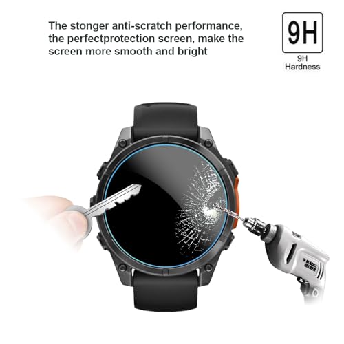 Mihence 090700224 Screen Protector Compatible For Garmin Fenix 8 47Mm Amoled Smartwatch thumb #3