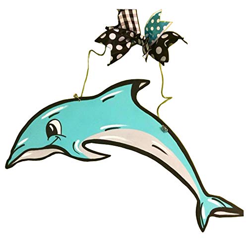 Dolphin Cutout Unfinished Wood Nautical Decor Animal Ocean Themed Beach House Mdf Shaped Canvas Style 1 #TOP1